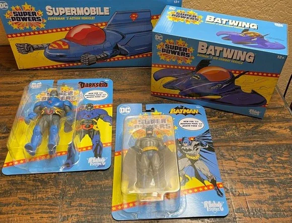 DC Super Powers 2022 McFarlane Toys Complete Set Figures & Vehicles